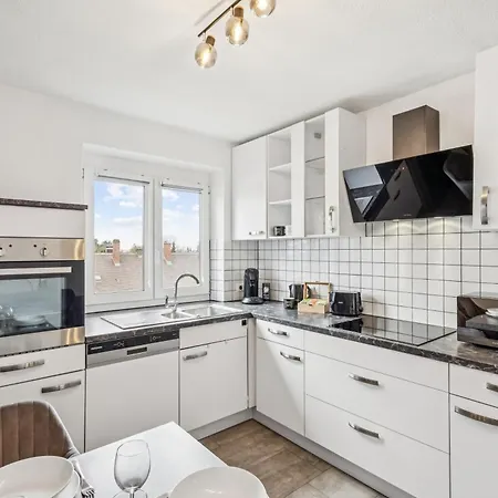 Citynahes 3br-apartment Hotelturmblick Business Augsburg