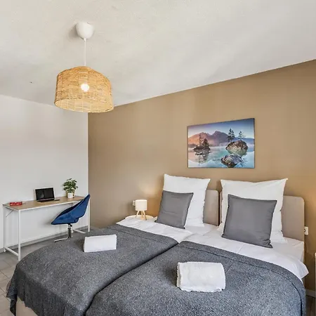 Citynahes 3br-apartment Hotelturmblick Business * Augsburg