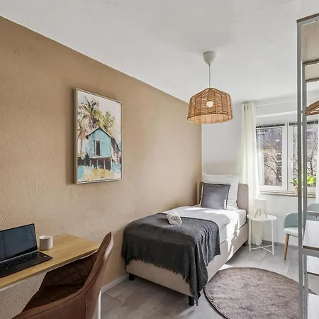 Apartment Citynahes 3br-apartment Hotelturmblick Business Augsburg